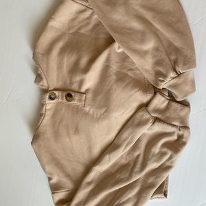 Pink sweater with buttons